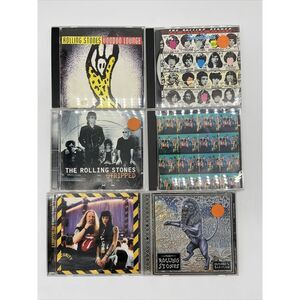 Rolling Stones 6 CD Lot Some Girls, Voodoo Lounge, rewind, Stripped, No Security